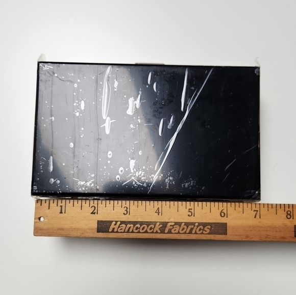 Rachel Zoe Deco Inspired Glossy Black Clutch - Picture 4 of 14